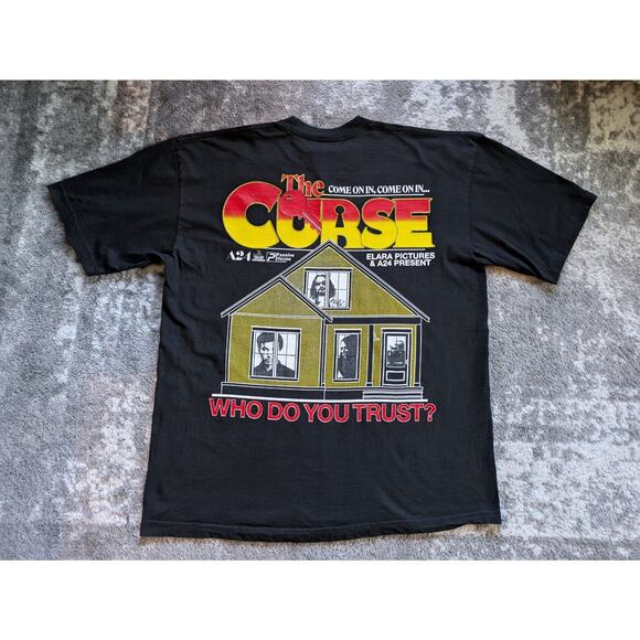 A24 x Online Ceramics x The Curse T-Shirt Elara Bulldozer, Black - Size XL - Picture 2 of 16